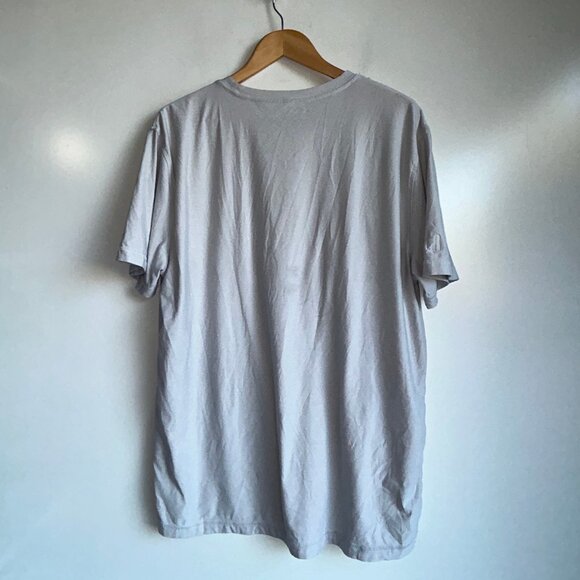 VUORI Light Gray Crewneck Soft Pima Cotton Tuvalu Tee Shirt Men's XL - Picture 4 of 10